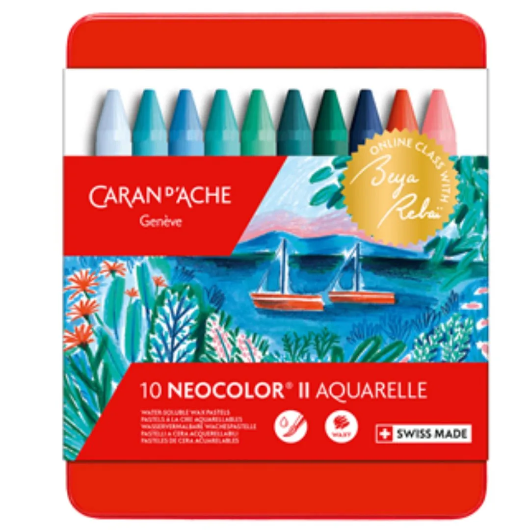 Caran Dache Neocolor Aquarelle 10 Cold Sh by Beya Rebaï