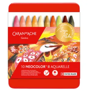 Caran Dache Neocolor Aquarelle 10 Warm Sh by Beya Rebaï