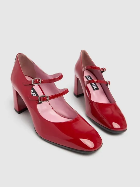 Carel   60mm Alice patent leather pumps 