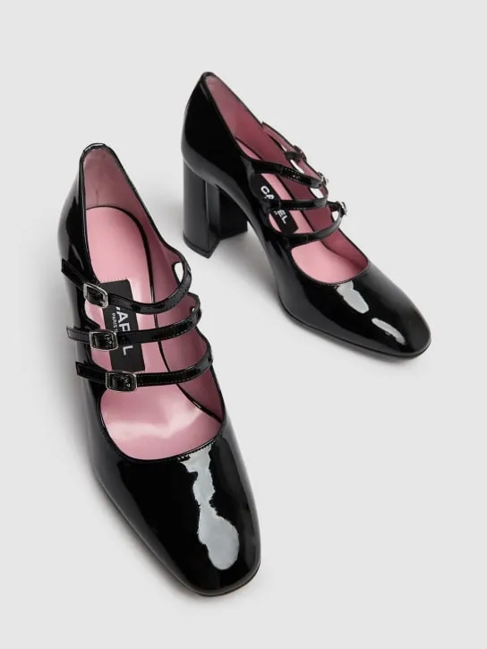 Carel   85mm Keel patent leather pumps 