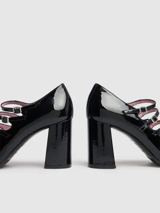 Carel   85mm Keel patent leather pumps 