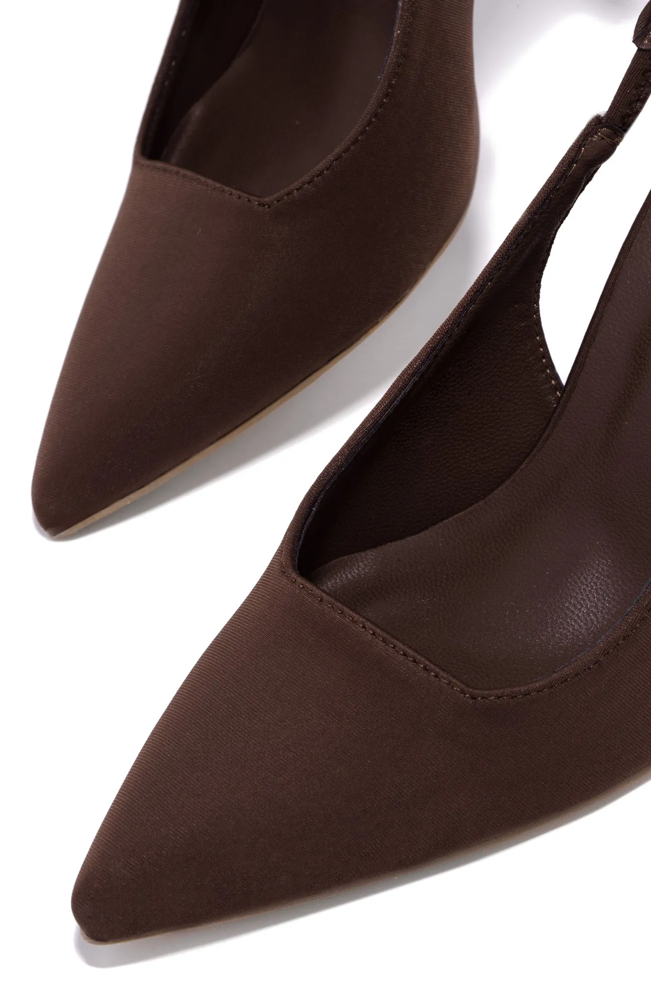 Caria Slingback Pumps - Mocha