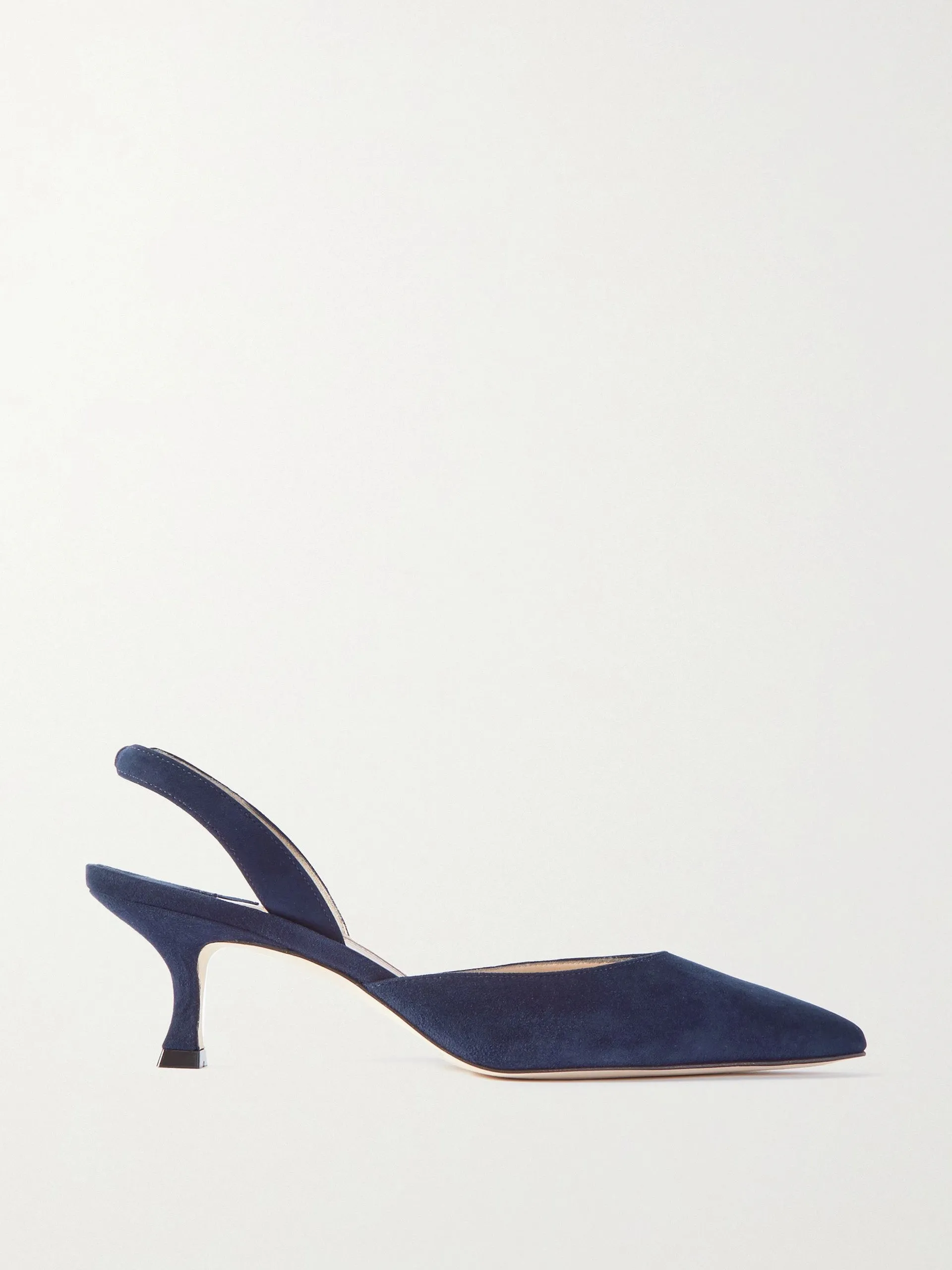 Carolyne 50 suede slingback pumps