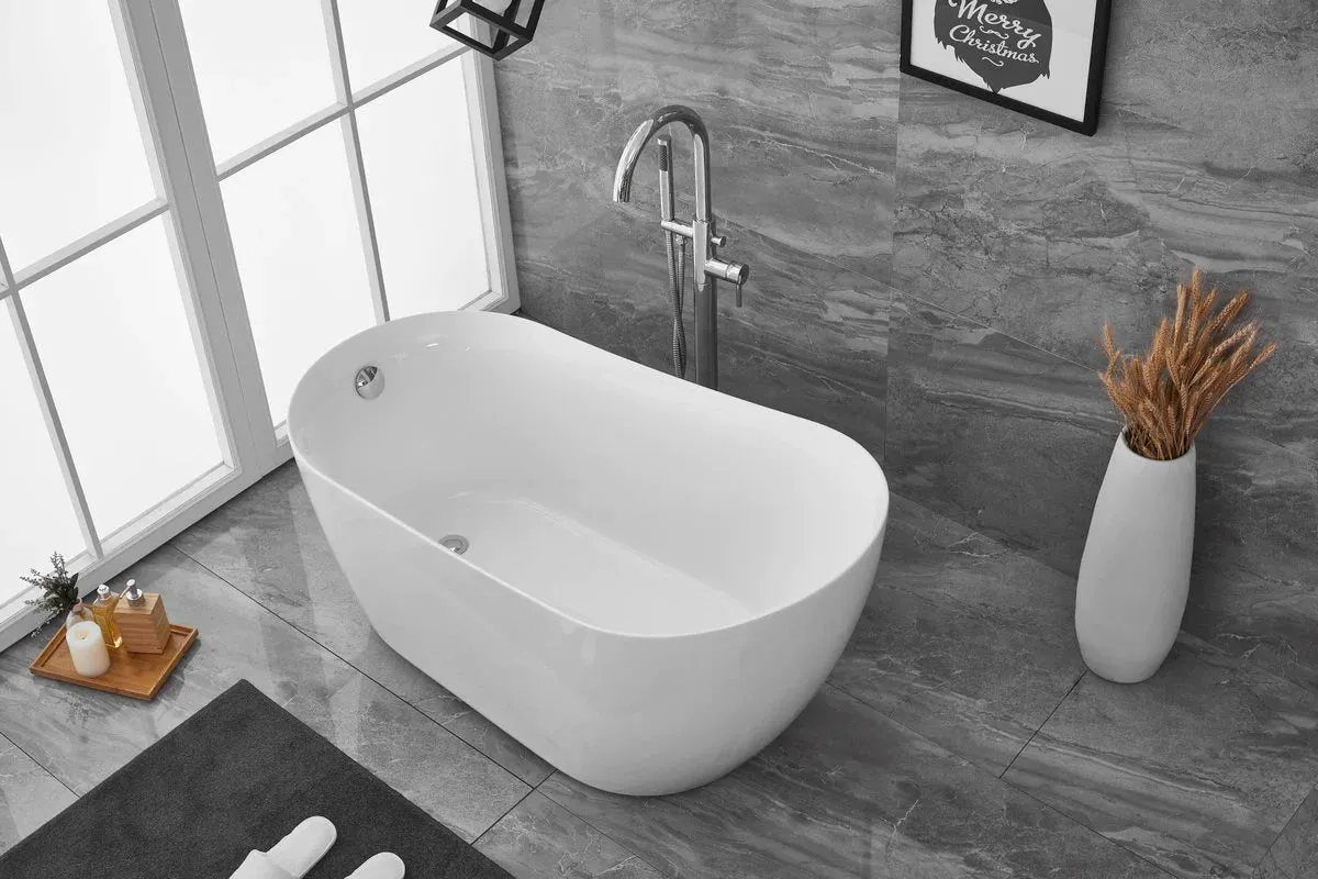 Chantal 54" Soaking Single Slipper Bathtub