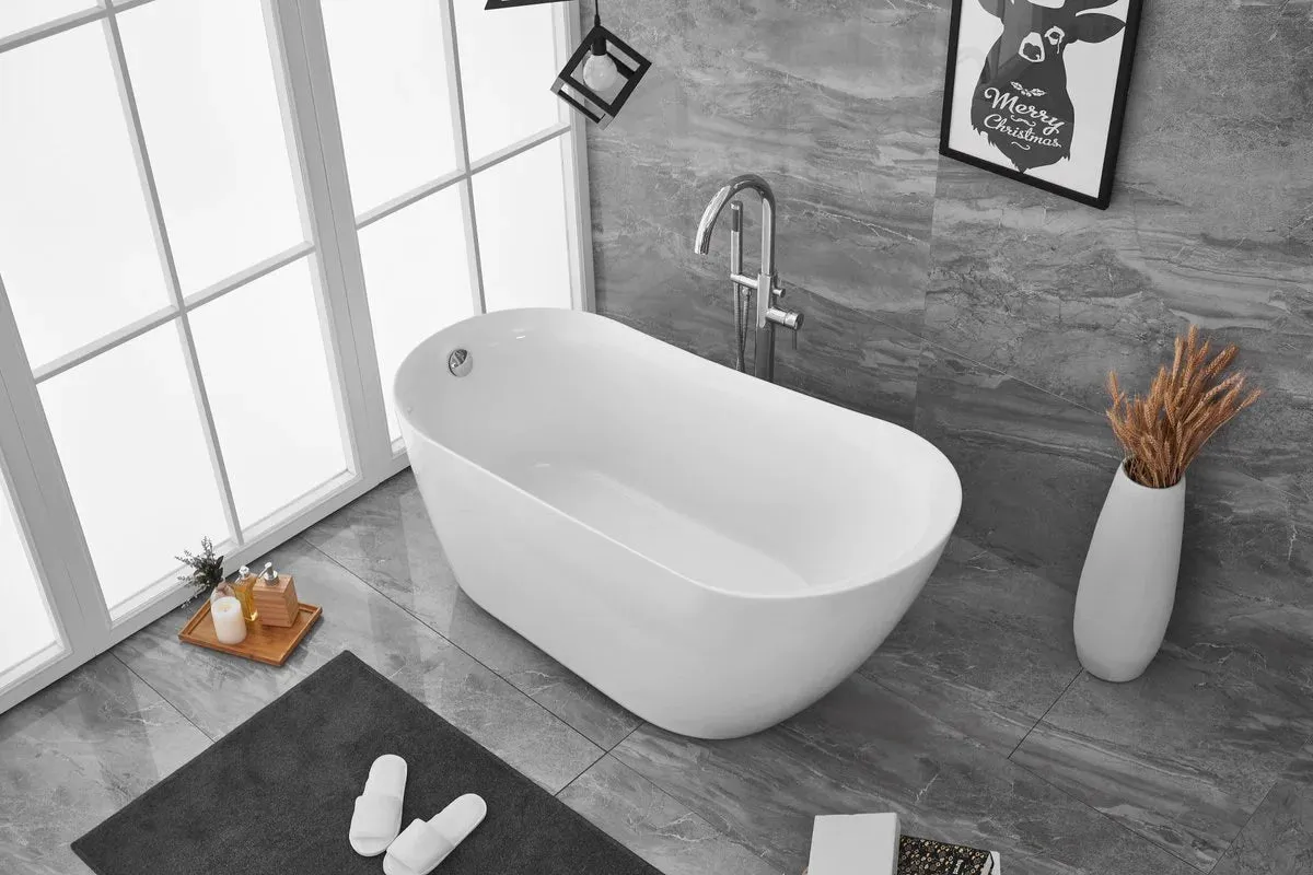 Chantal 59" Soaking Single Slipper Bathtub