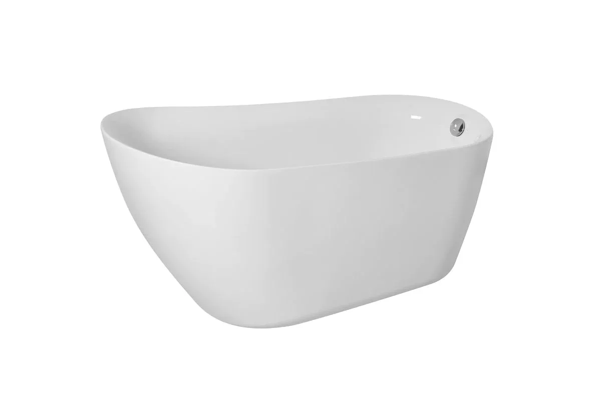 Chantal 59" Soaking Single Slipper Bathtub