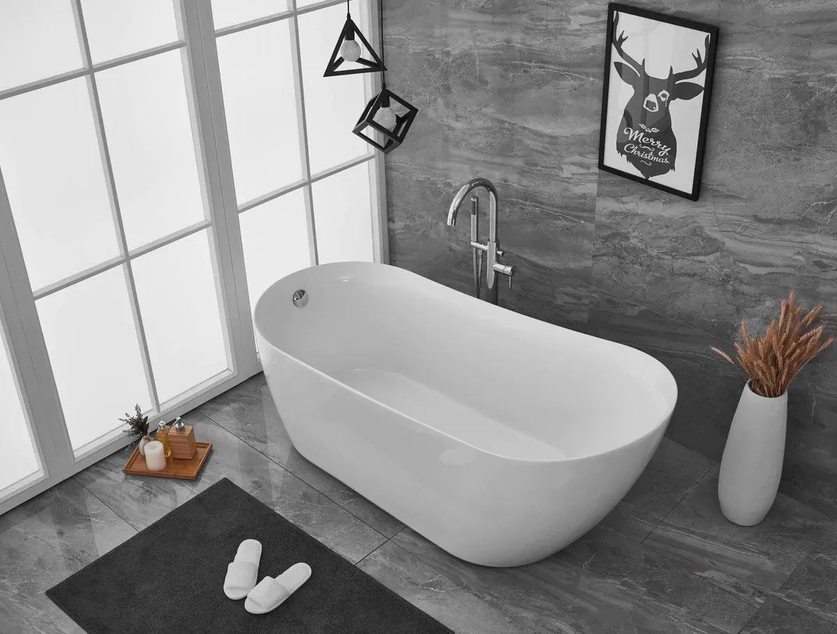 Chantal 70" Soaking Single Slipper Bathtub