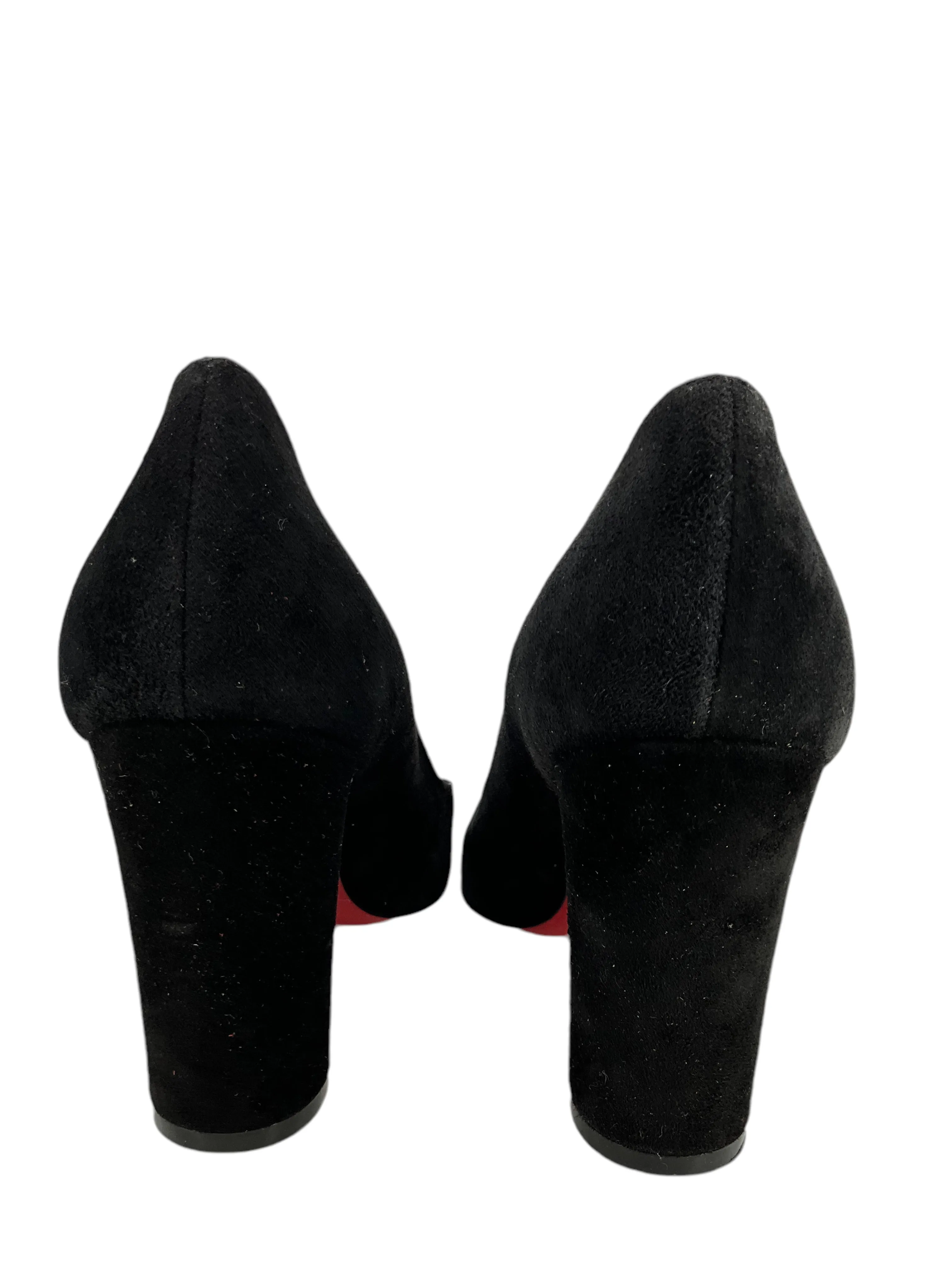 Christian Louboutin Block-Heel Pumps Size 7.5