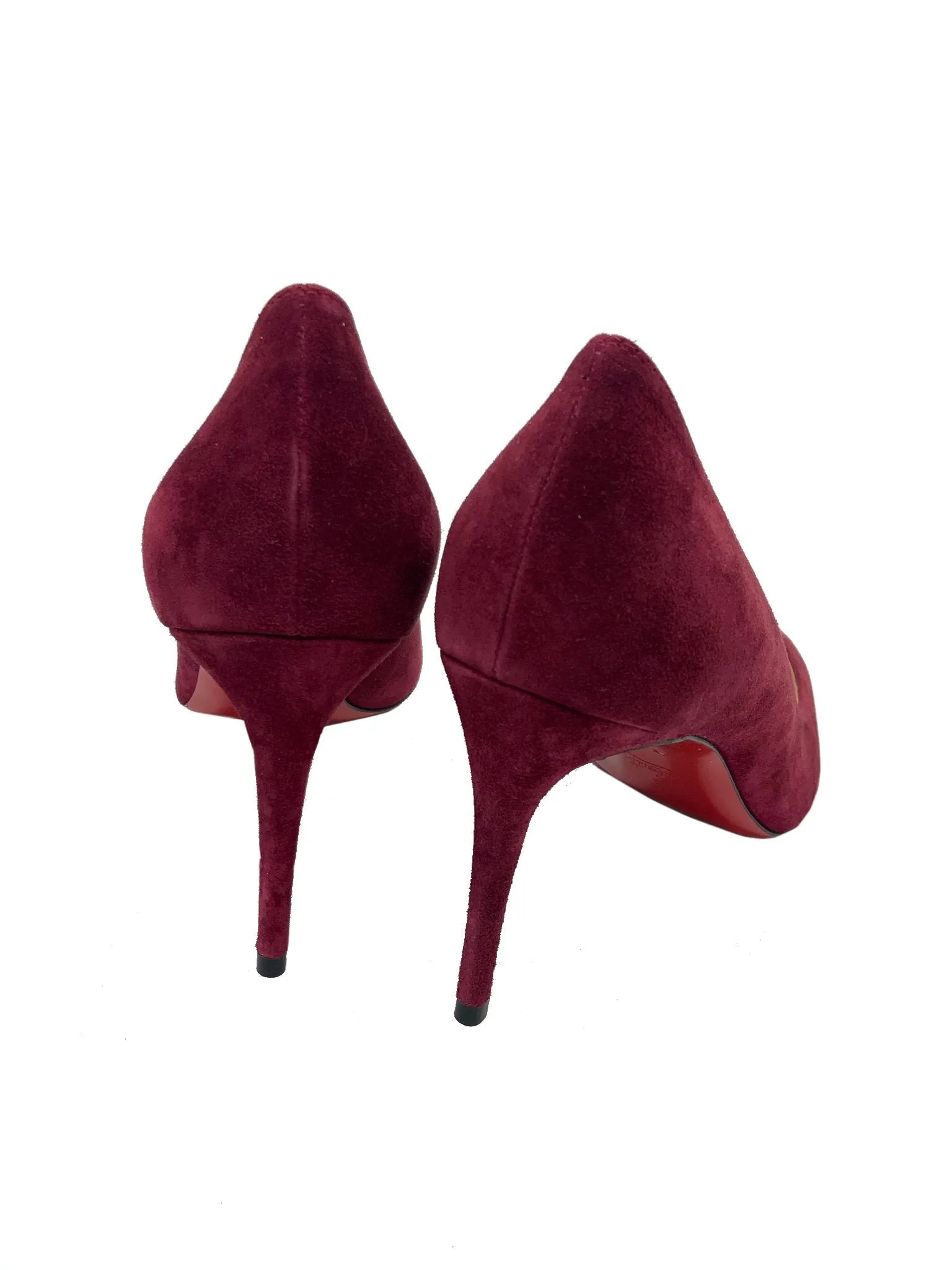 Christian Louboutin Suede Point-Toe Pump Size 7.5