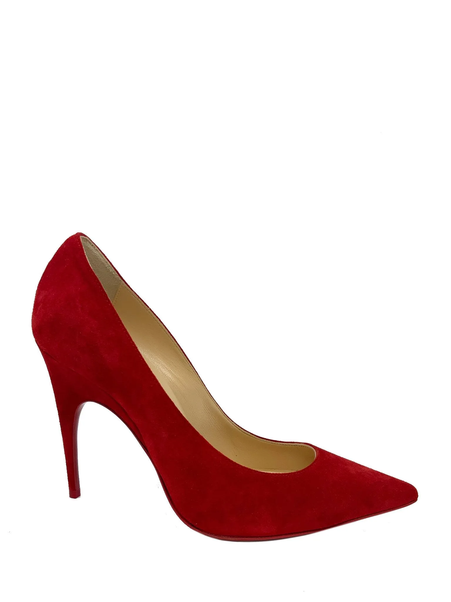 Christian Louboutin Suede Point-Toe Pump Size 8.5