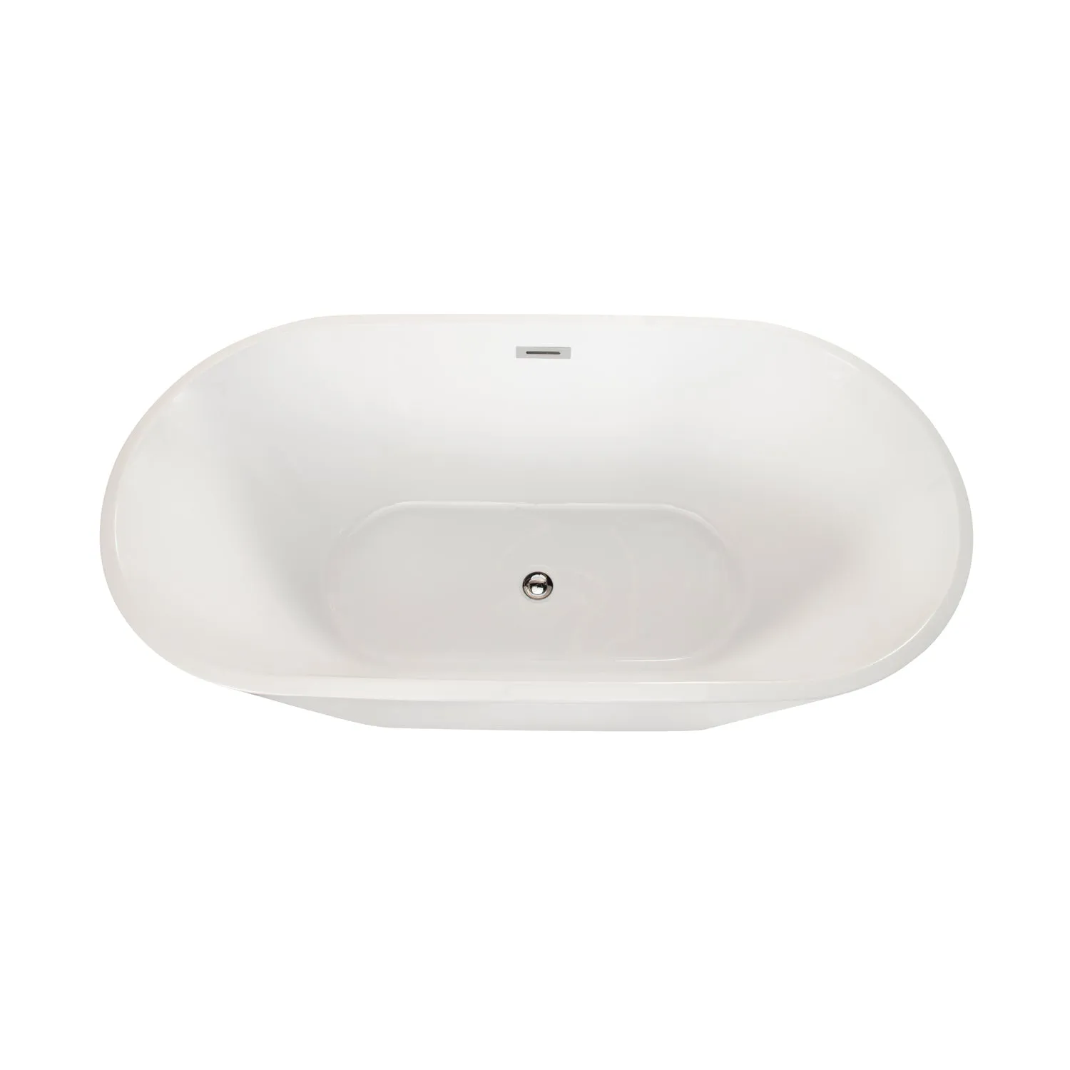 Cielo Freestanding Soaking Acrylic Bathtub