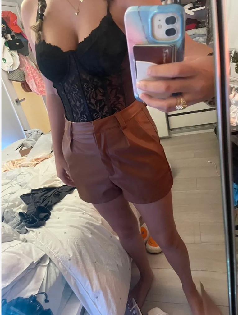 Classic Women Brown Shorts