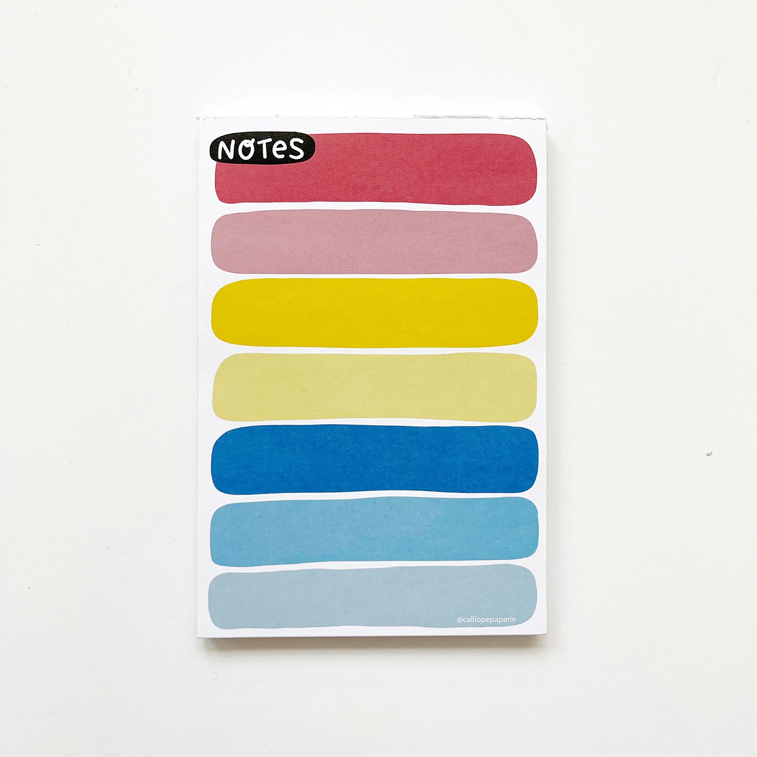 Color Blob Notepad Bright