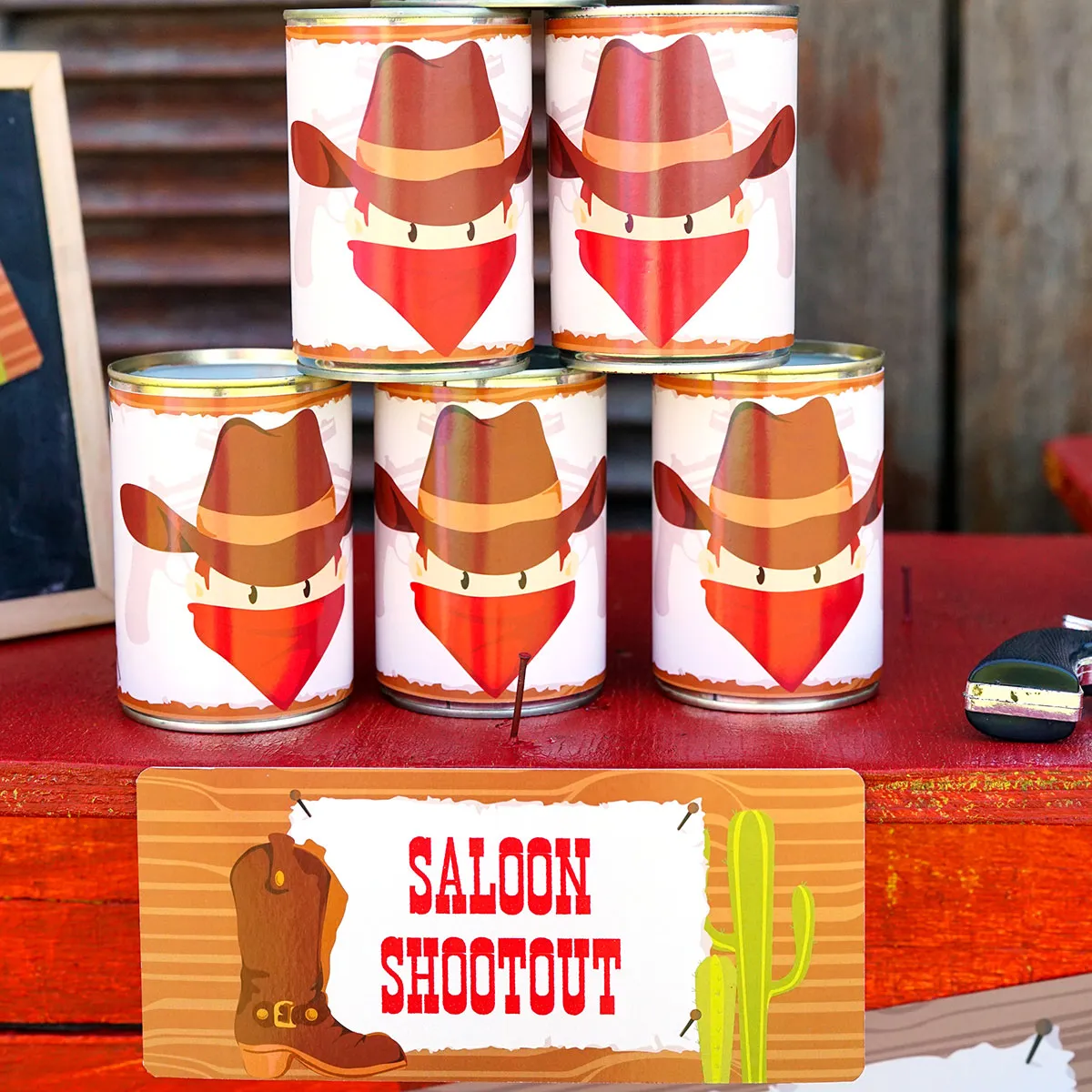 Cowboy Birthday Party Set | Amazing Cowboy Party Activities, Labels, Signs and  Party Decor