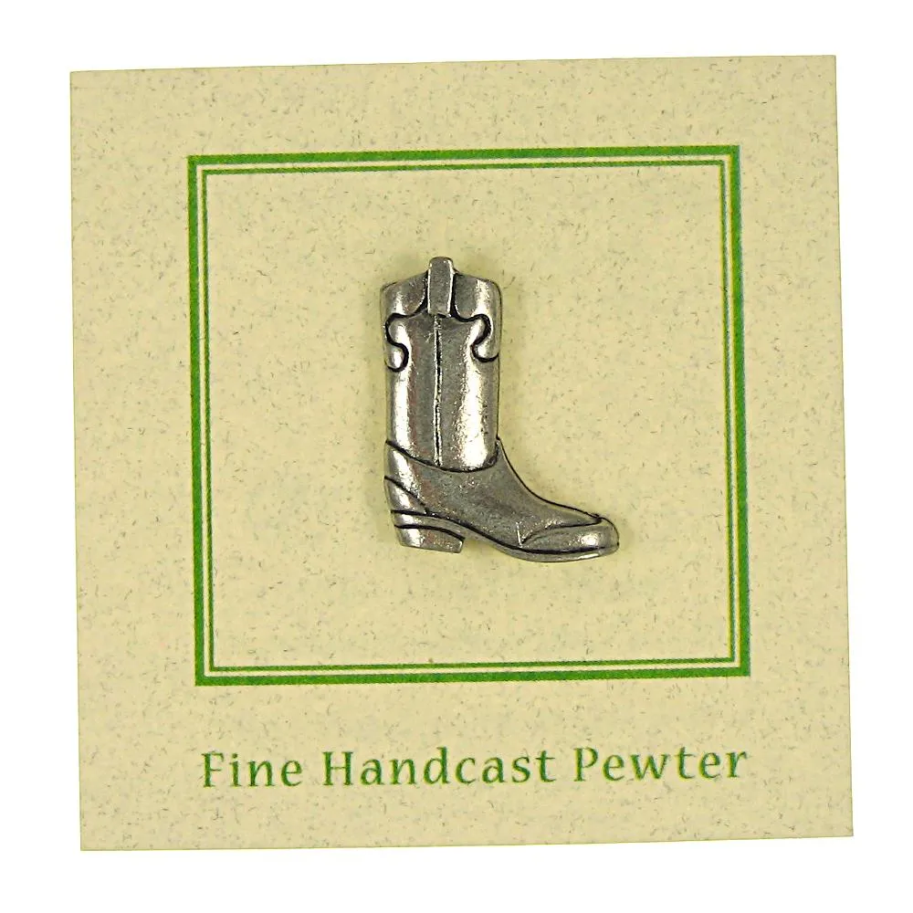 Cowboy Boot Lapel Pin