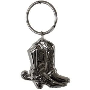 Cowboy Boots Keychain