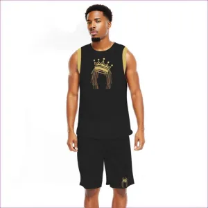 Crowned Dreadz Men's Basketball Clothing Set