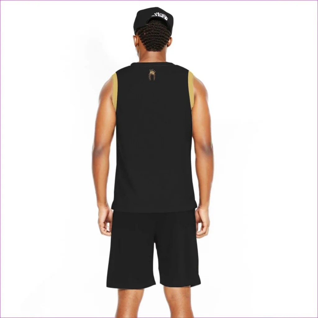 Crowned Dreadz Men's Basketball Clothing Set