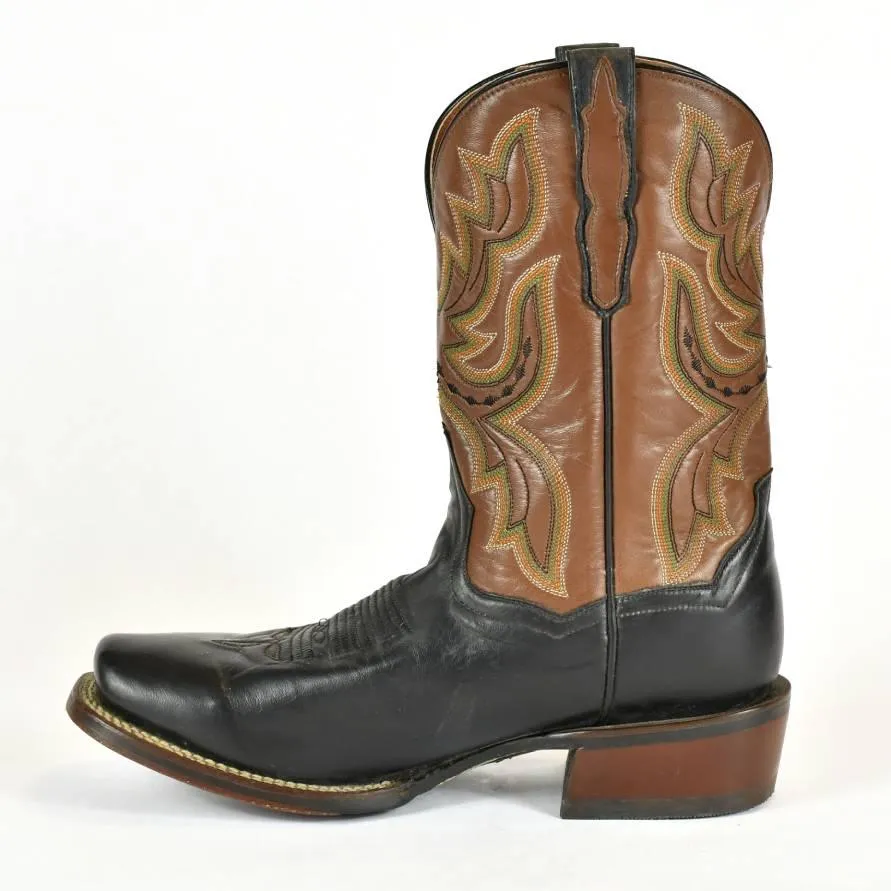 Dan Post Men's Square Toe Cowboy Certified Roper Boots 4-3