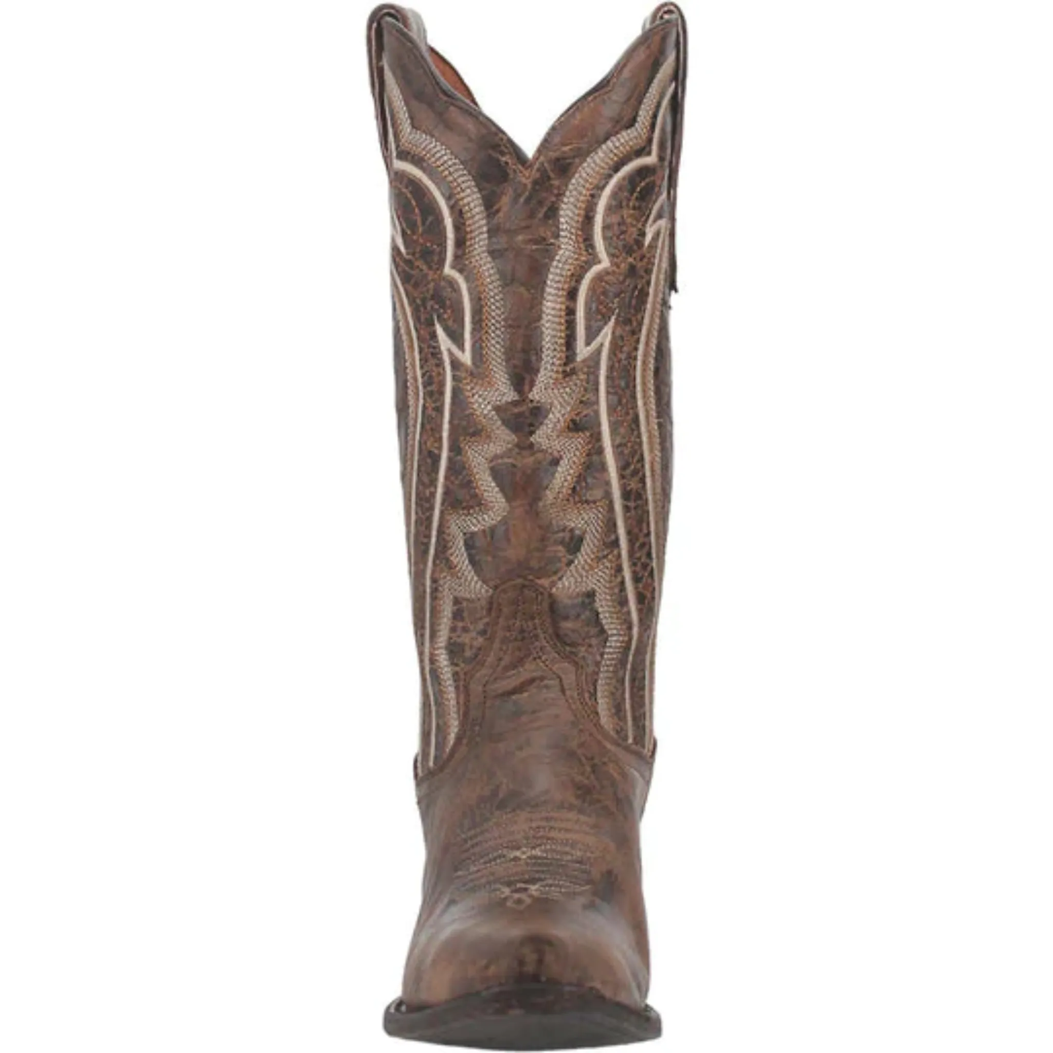 DAN POST WOMEN'S ANYA DISTRESSED BROWN LEATHER BOOT - DP4349