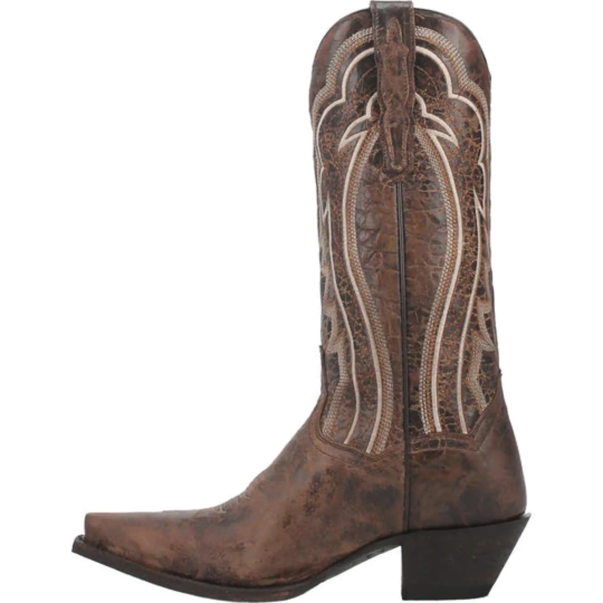 DAN POST WOMEN'S ANYA DISTRESSED BROWN LEATHER BOOT - DP4349