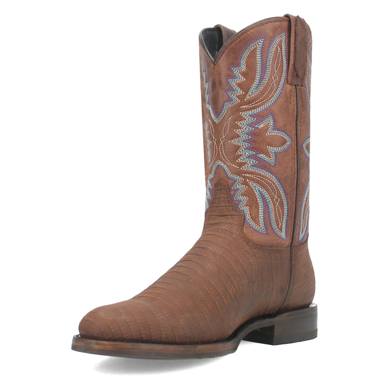 Dingo Mens Saw Buck Brown Leather Cowboy Boots