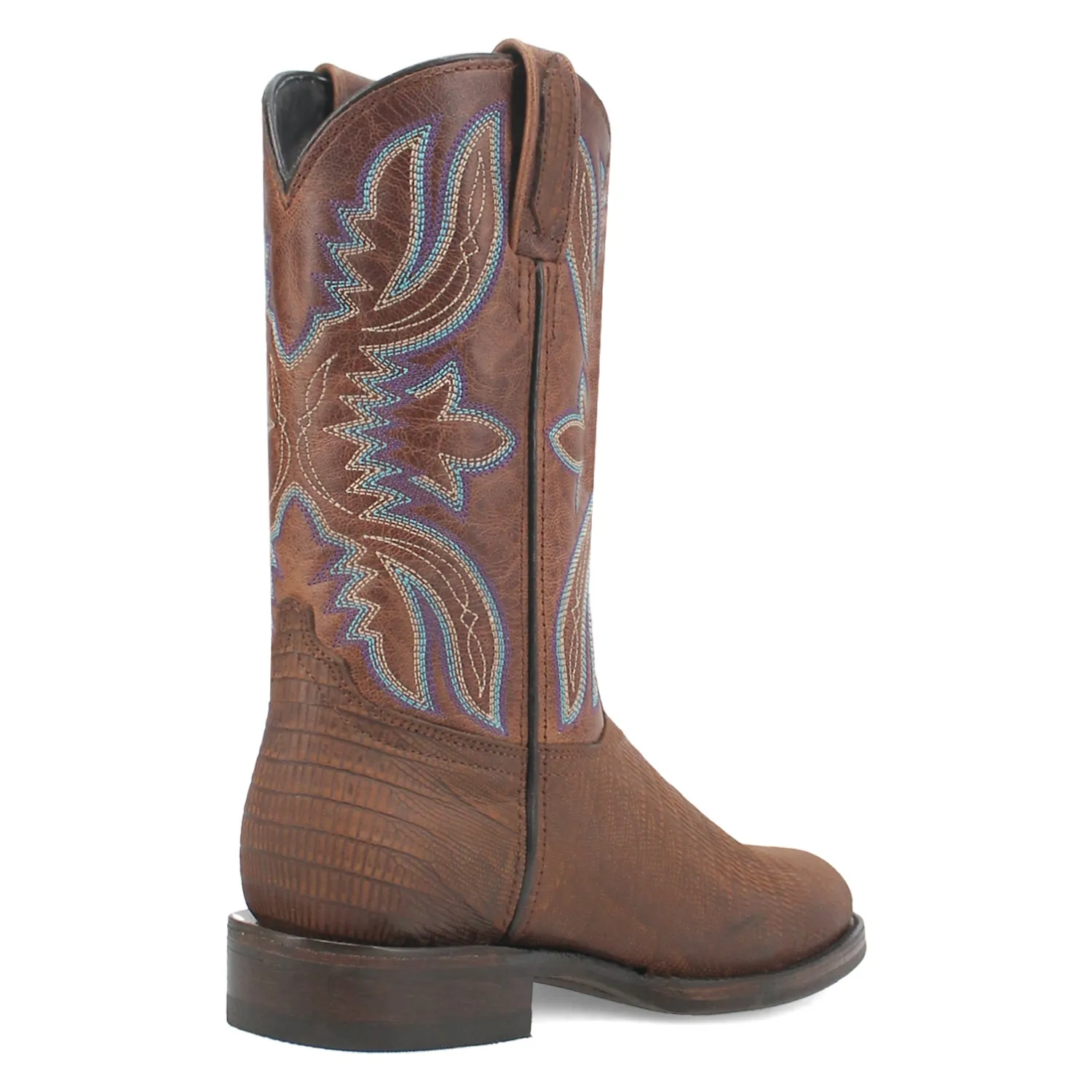 Dingo Mens Saw Buck Brown Leather Cowboy Boots