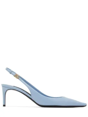 Dolce&amp;Gabbana   60mm Mun patent leather slingback pumps 