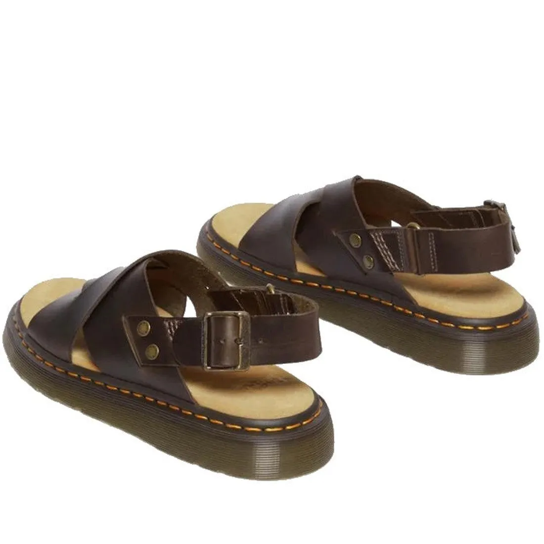 Dr Martens - Zane Brown Brando Leather Sandal with Back Strap