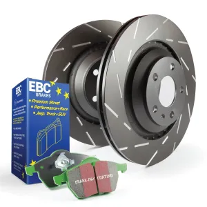 EBC Brakes S2KF1222 S2 Kits Greenstuff 2000 and USR Rotors