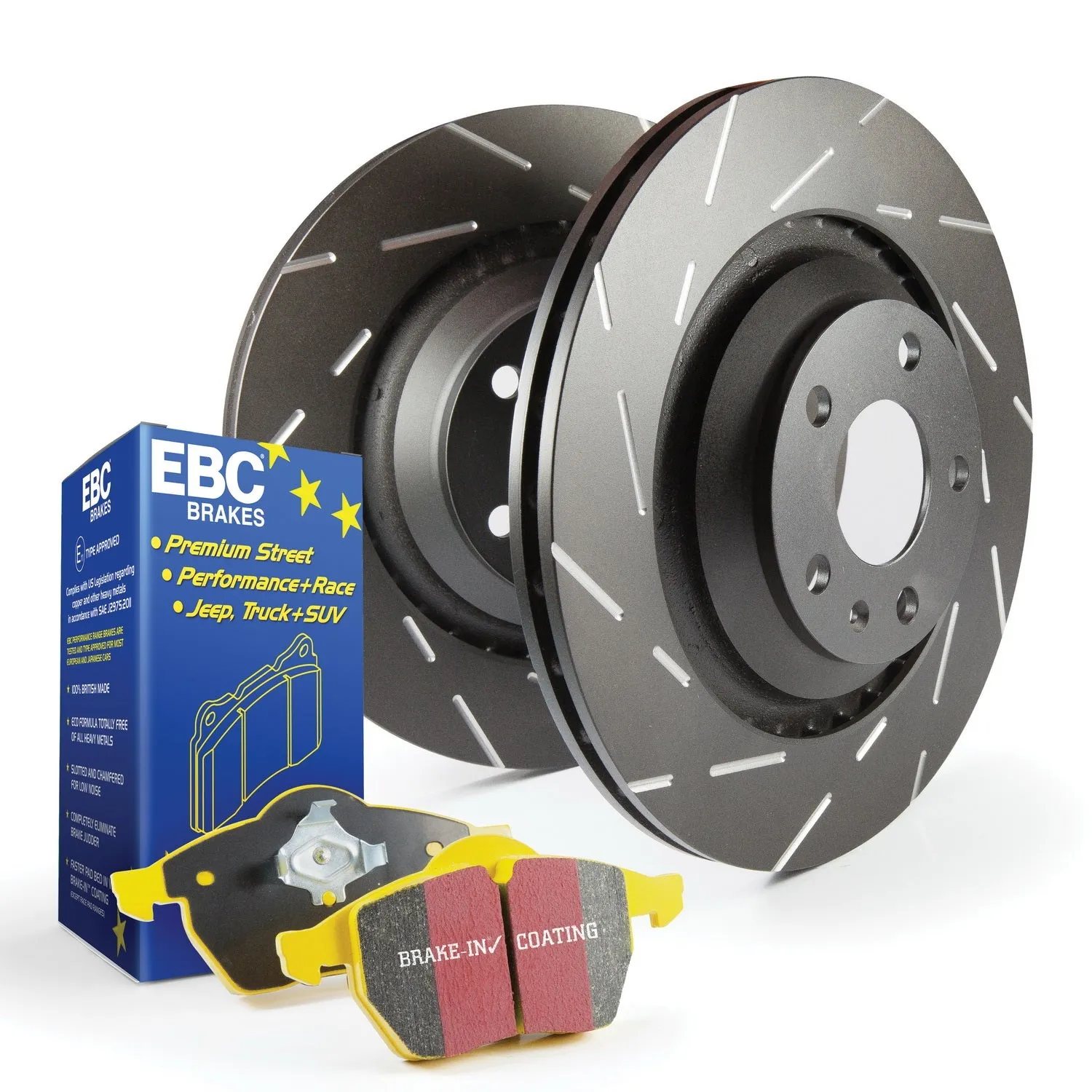 EBC Brakes S9KF1078 S9 Kits Yellowstuff and USR Rotors