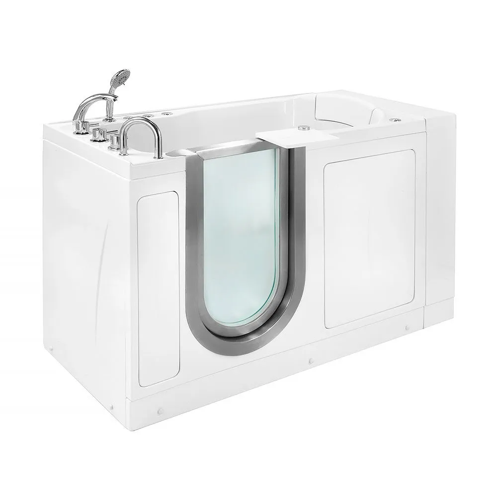 Ella's Bubbles Petite - Acrylic Inward Swinging Door Walk-In Tub (27.5″W x 52.25″L)