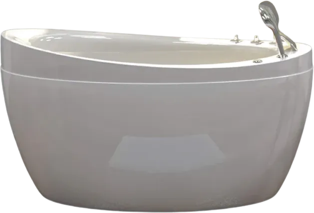 Empava Bathtub 48" Freestanding Japanese Style Air Massage Soaking with Reversible Drain New