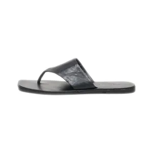 Everlane Flat Sandals Leather Black Colour For Women