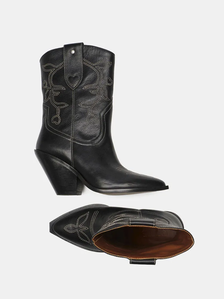 Fabienne Chapot Asira Cowboy Boot Black