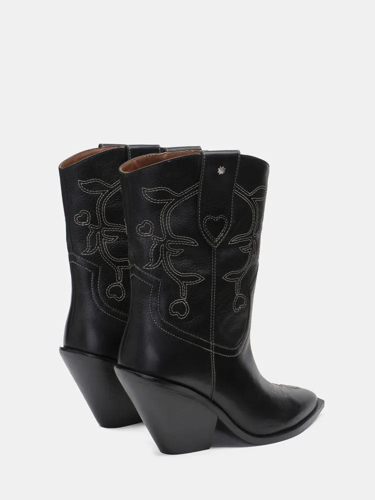 Fabienne Chapot Asira Cowboy Boot Black