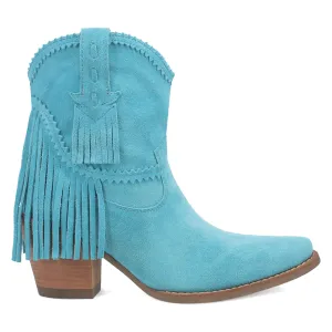 Fandango Fringe Snip Toe Cowboy Booties