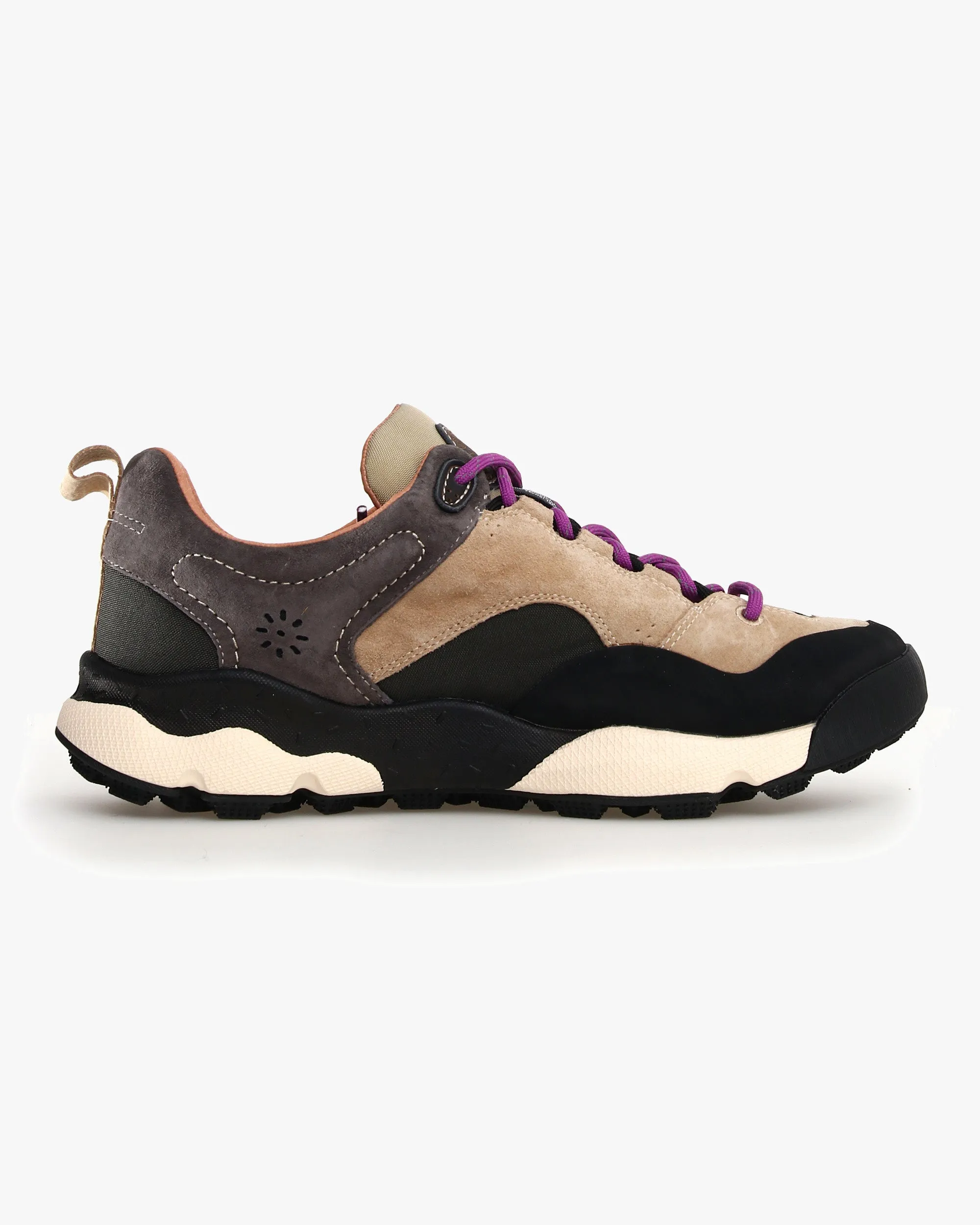 Flower Mountain Back Country Suede & Vintage Nylon - Grey / Anthracite