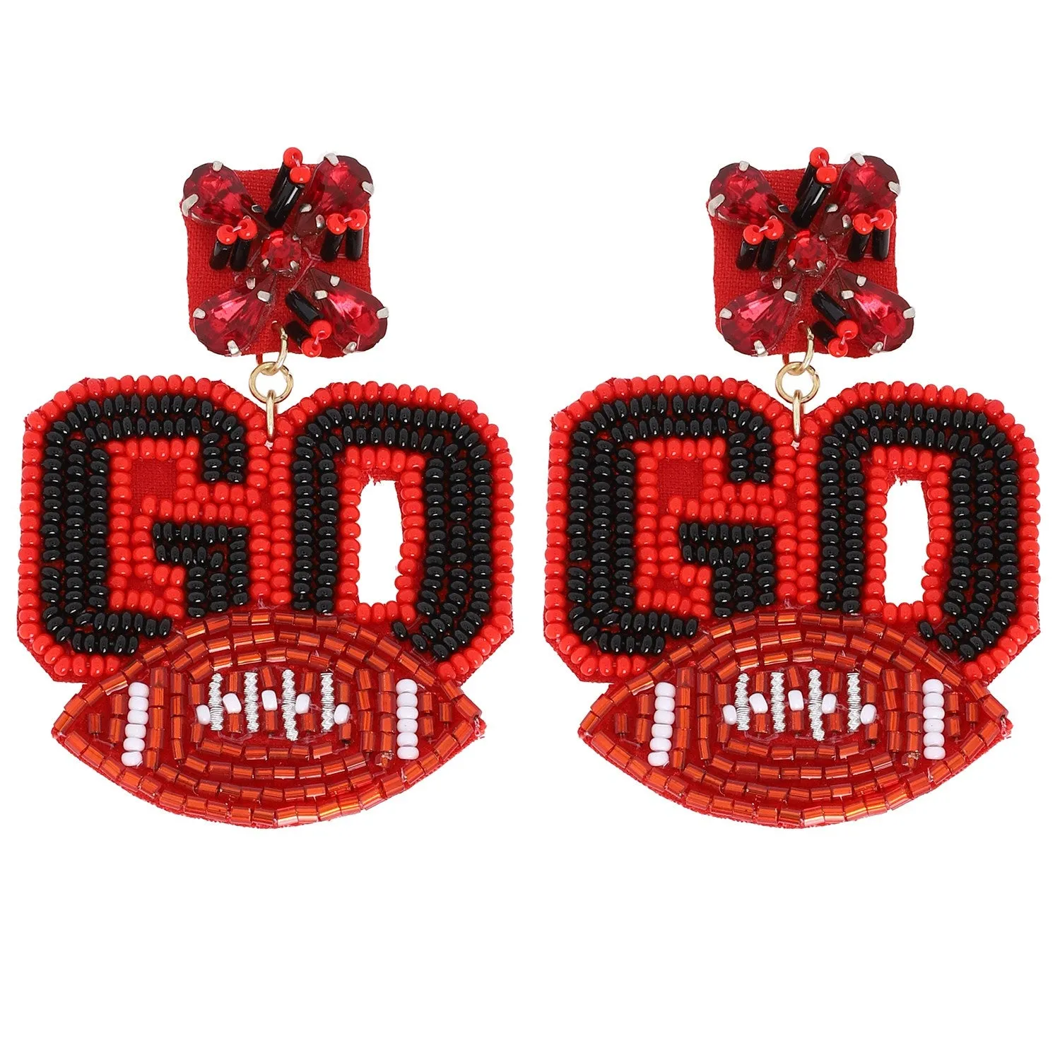 Football Themed Earrings