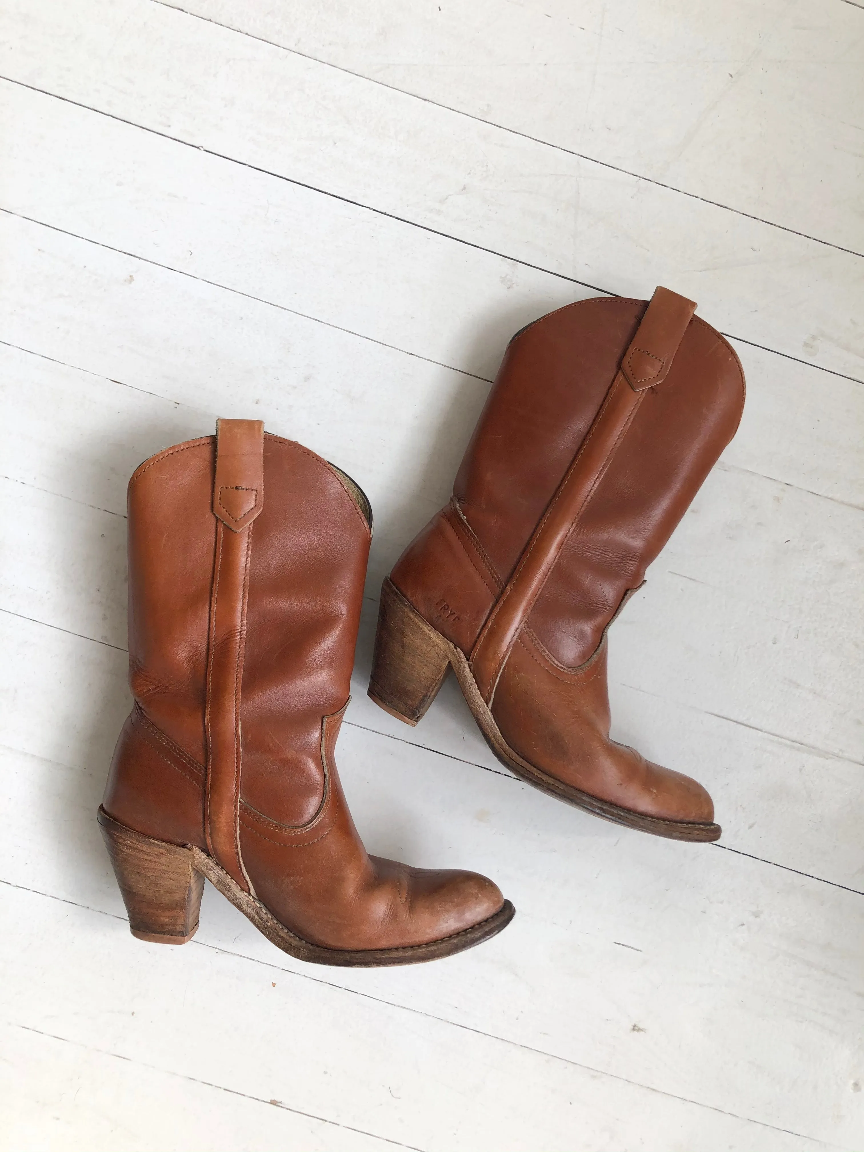 Frye Leather Western Boots