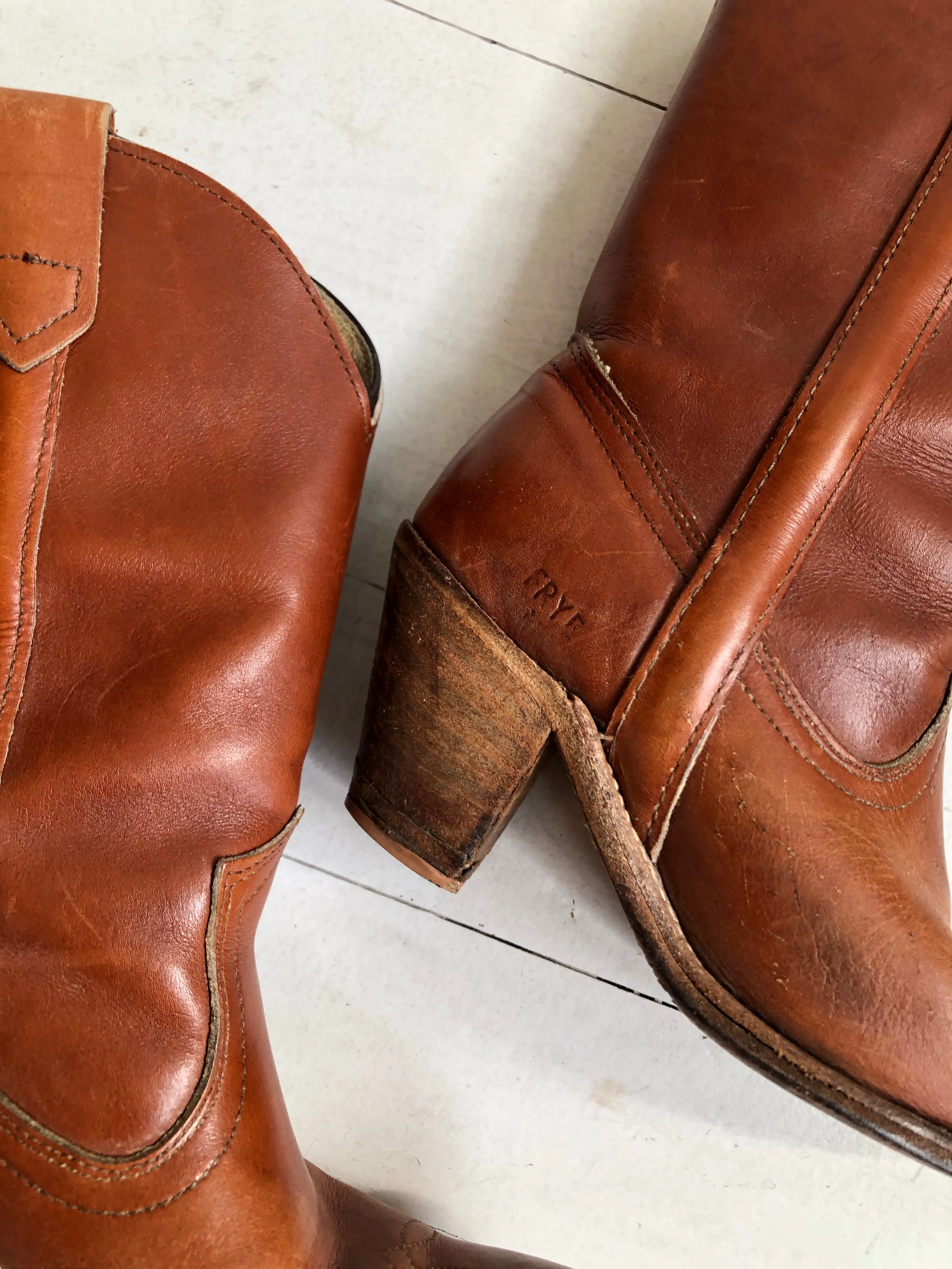 Frye Leather Western Boots