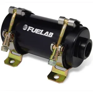 FUELAB 40401-1 EFI In-Line Fuel Pump PRODIGY (75 GPH @ 45 PSI, 100 PSI max, up to 750 HP) Black