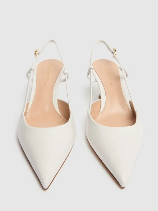 Gianvito Rossi   55mm Ascent leather slingback pumps 