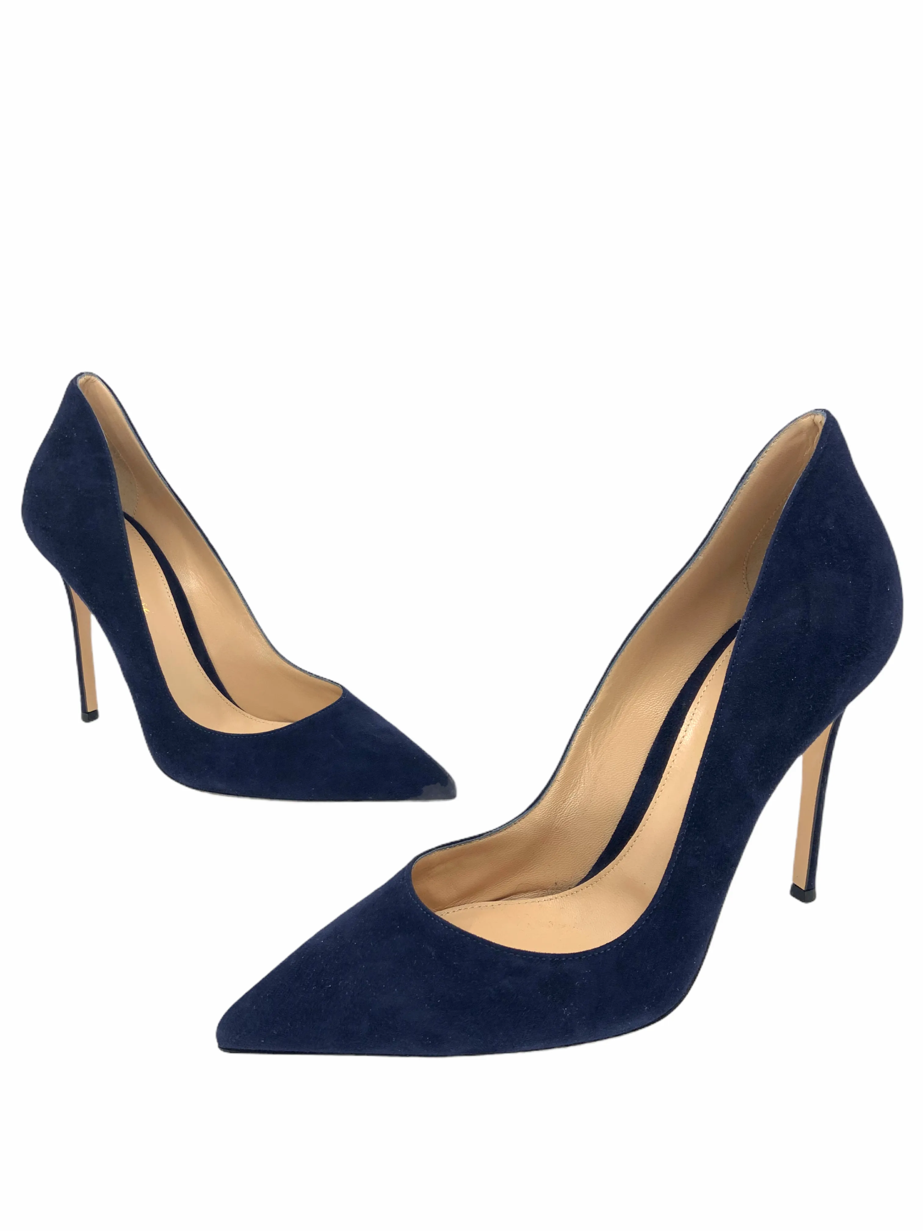 Gianvito Rossi Suede Point Toe Pumps Size 9