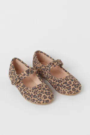 Girls Dressy Shoe - Leopard Print