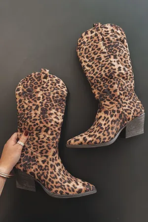 Got A Wild Side Leopard Western Boot