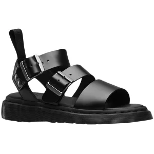 Gryphon Full Grain Waxy Leather Unisex Ankle Strap Sandals