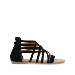 HANNI GLADIATOR SANDALS IN FAUX LEATHER