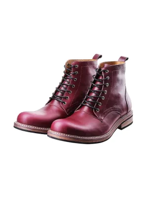 Heimdall Raider Boots Maroon