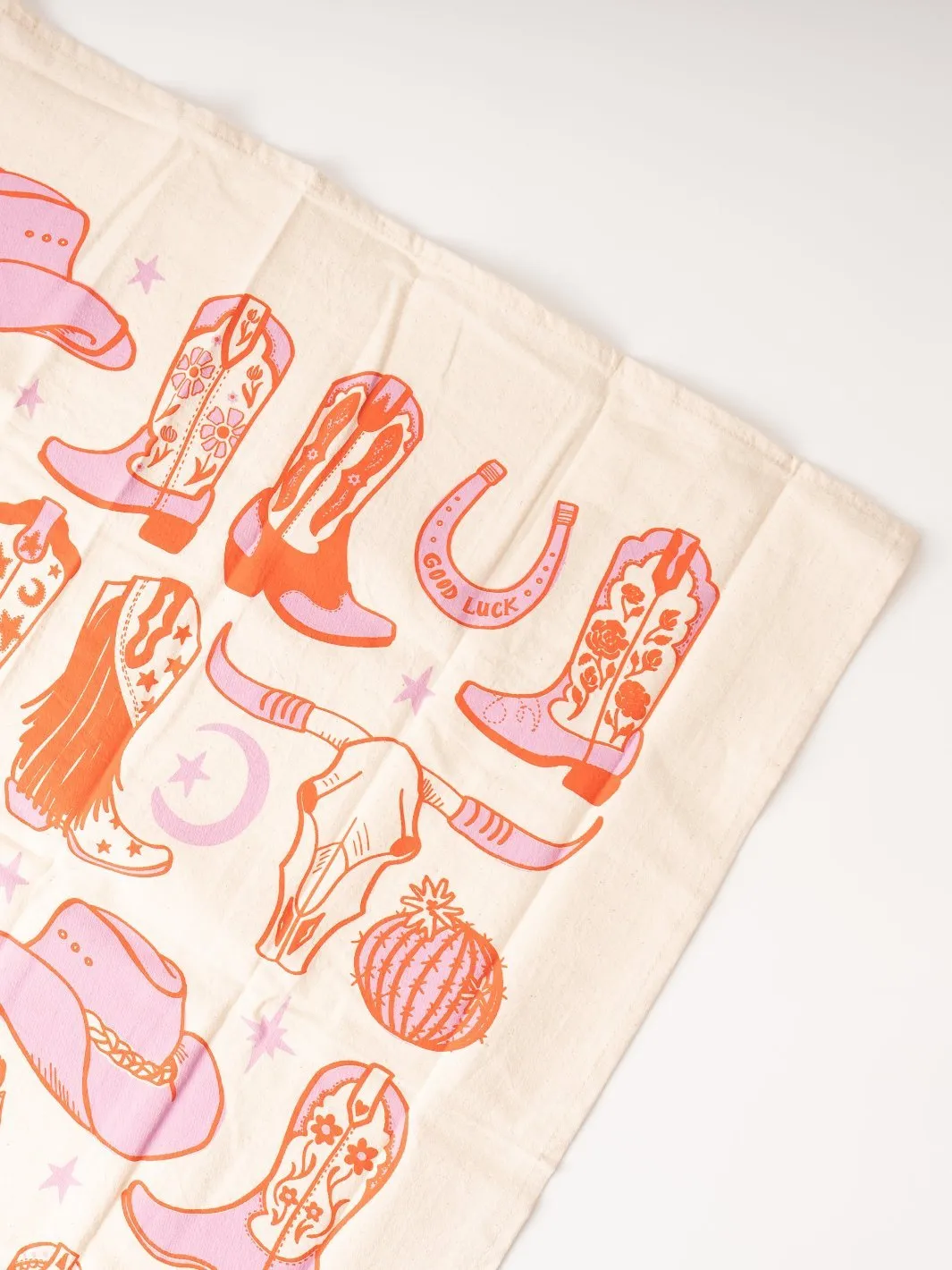 Howdy Cowgirl Tea Towel